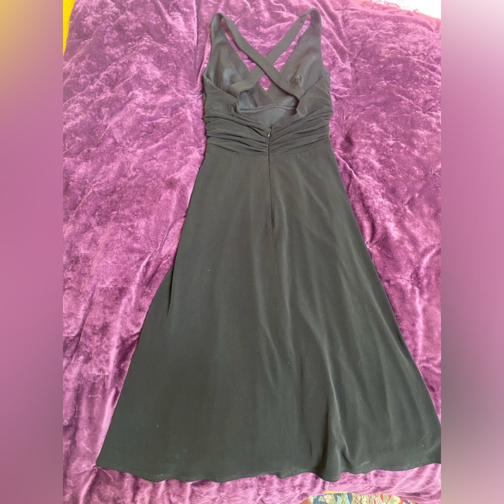 Laundry by Shelli Segal back cross strap dress - Picture 3 of 4